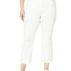NYDJ Plus Size Slim Boot Ankle Jeans in Optic White -Womens Out Fit Deals 612ZiYbohdS. AC SR736920
