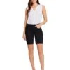 NYDJ Petite Ella Shorts with Sideseam Slits in Black -Womens Out Fit Deals 61E5HVghLL. AC SR736920