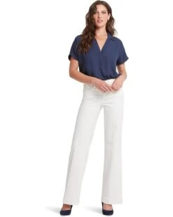 NYDJ Teresa Wide Leg in Winter White | Jeans