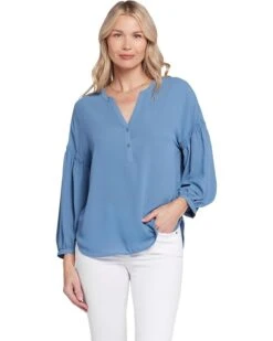 NYDJ Petite Paulina Peasant Blouse | Shirts & Tops
