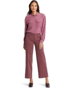 NYDJ Teresa Wide Leg Ankle in Tavern | Jeans