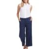 NYDJ Petite Wide Leg Cargo Capri Pants in Oxford Navy -Womens Out Fit Deals 61UFAoWjp6L. AC SR736920