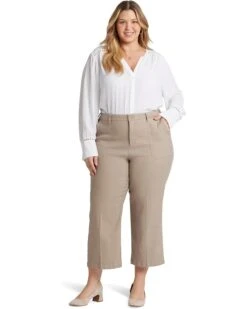 NYDJ Plus Wide Leg Cropped Cargo | Pants