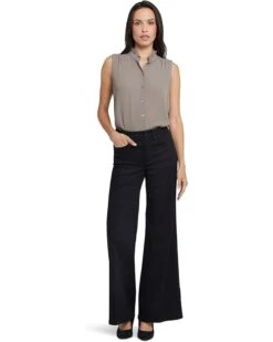 NYDJ Mia Palazzo Jeans in Black