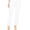 NYDJ Slim Bootcut Ankle Jeans in Optic White