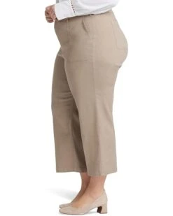 NYDJ Plus Wide Leg Cropped Cargo | Pants -Womens Out Fit Deals 61cgu keySL. AC SR736920