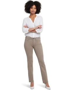 NYDJ Marilyn Straight in Saddlewood | Jeans