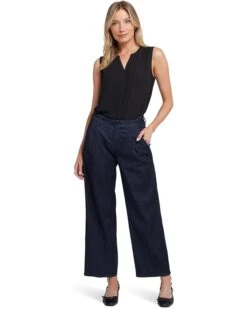 NYDJ Teresa Wide Leg Ankle in Rinse | Jeans