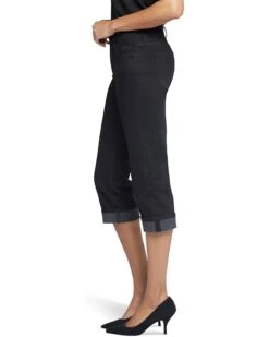 NYDJ Marilyn Crop Cuff Jeans In Black -Womens Out Fit Deals 61s0ZY0y27L. AC SR736920