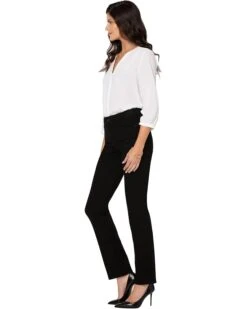 NYDJ Petite Marilyn Straight in Black | Jeans -Womens Out Fit Deals 61sKlQqJYDS. AC SR736920
