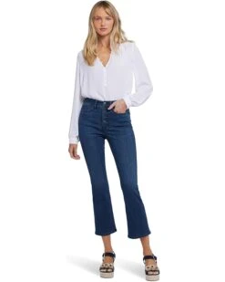 NYDJ Billie Mini Bootcut Ankle Jeans in Ibiza Blues