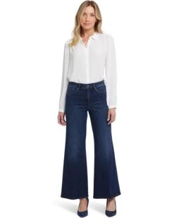 NYDJ Mia Palazzo Ankle in Basin | Jeans