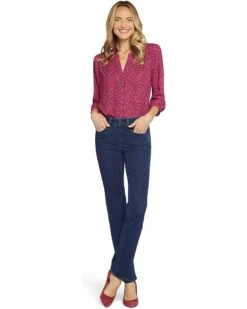 NYDJ Marilyn Straight in Mystique | Jeans