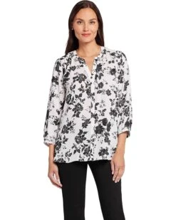 NYDJ Blouse w/ Pleated Back | Shirts & Tops -Womens Out Fit Deals 71GXVBKtYTL. AC SR736920