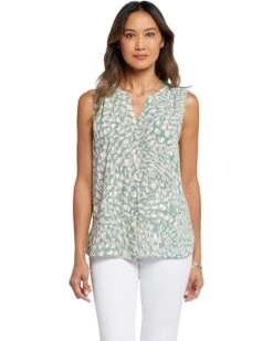 NYDJ Petite Sleeveless Pintuck Blouse | Shirts & Tops