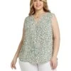 NYDJ Plus Sleeveless Pintuck Blouse | Shirts & Tops -Womens Out Fit Deals 71KGwrDKv4L. AC SR736920