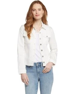 NYDJ Frayed Hem Denim Jacket | Coats & Outerwear -Womens Out Fit Deals 71YRjEZetiL. AC SR736920