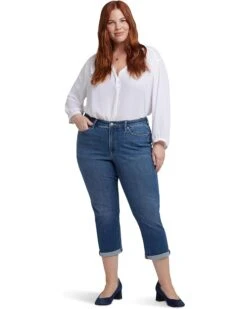 NYDJ Plus Size Chloe Capris | Jeans