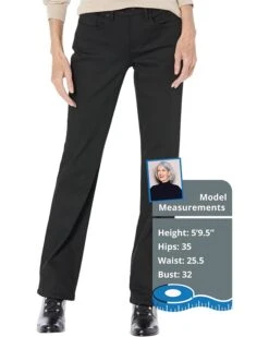 NYDJ Marilyn Straight in Black Rinse | Jeans -Womens Out Fit Deals 71nhaxRGYiL. AC SR736920