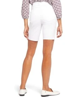 NYDJ Ella Shorts with Sideseam Slits in Optic White 5 NYDJ Ella Shorts with Sideseam Slits in Optic White -Womens Out Fit Deals 71oY07veFsL. AC SR736920