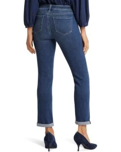 NYDJ Petite Sheri Slim Ankle Jeans with Roll Cuff Wellspring -Womens Out Fit Deals 71pMcmgnoiL. AC SR736920