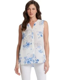 NYDJ Sleeveless Pintuck Blouse | Shirts & Tops