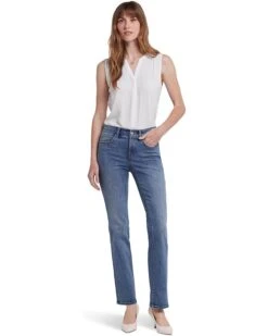 NYDJ Marilyn Straight Jeans in Majorca Bay