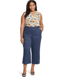 NYDJ Plus Size Wide Leg Cropped Cargo | Pants
