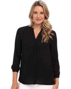 NYDJ Blouse w/ Pleated Back | Shirts & Tops