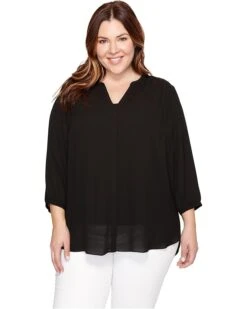 NYDJ Plus Size Pintuck Blouse | Shirts & Tops