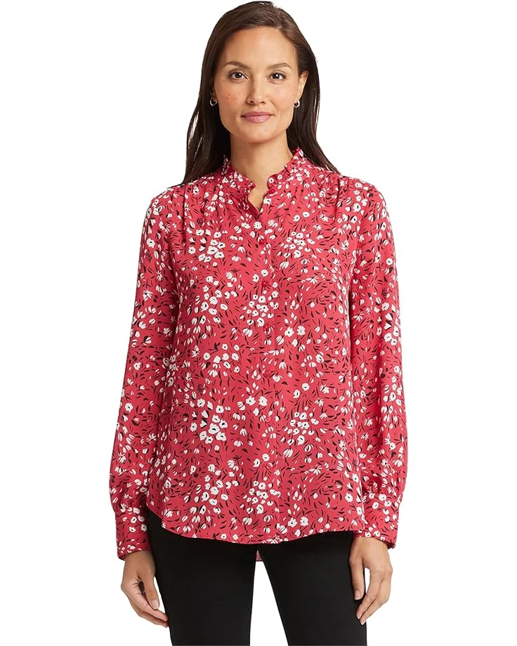 NYDJ Ruffle Neck Blouse | Shirts & Tops 3 NYDJ Ruffle Neck Blouse | Shirts & Tops